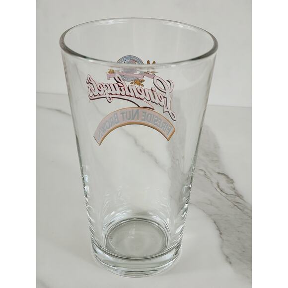Leinenkugel's Fireside Nut Brown Pint Beer Clear Glass 16oz Drinkware 5 3/4" - Picture 4 of 10